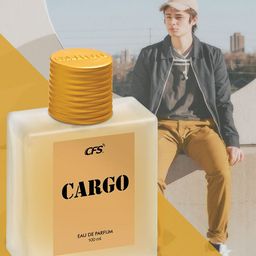 CFS Set of Cargo Khakhi Eau De Parfum - 100ml & Black Deodorant Body Spray - 200ml image 4