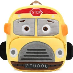 Plush Car Cartoon Backpack for Boys and Girls 1-6 Years Backpack-image-58