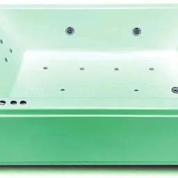 Phoenix 6 Feet Acrylic with Jacuzzi Massage, Bubble Bath and Back Massager - Green Free-standing Bathtub-image-72