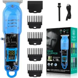 rising sun Hair trimmer led display rechargeable shaver rechargeable Body Groomer 120 min Runtime 4 Length Settings-image-77