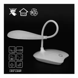 zynati white angular table lamp03 Study Lamp image 2