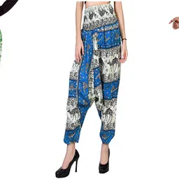 narnari Printed Rayon Women Harem Pants-picture-35