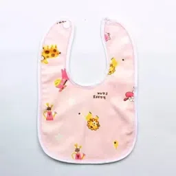 classy culture Baby Button Bibs Apron for Feeding and Drooling Button Double Layered Waterproof image 4