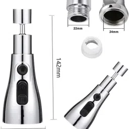 cosware 360 Degree Tap Extender for Kitchen Sink, Flexible Faucet with Tap Extension Faucet Function Diverter image 3