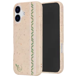 Croma Eco Back Cover for Apple iPhone 16 (Magsafe Compatible, Beige)-picture-46
