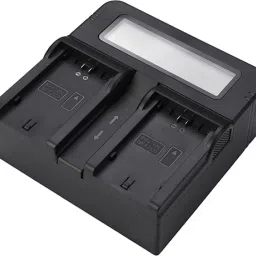 Power Smart NP-F970 Dual Channel Digital Camera Battery Charger LCD Display for NP-F550/F750 Camera Battery Charger-picture-2
