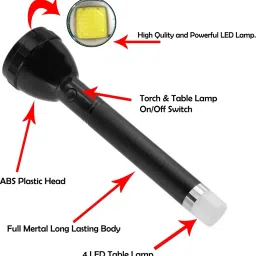 gallaxy 1000 Meter Range 4 Mode Rechargeable Torch 50W Emergency Light 2400 mAh Battery 8 hrs Torch Emergency Light image 2