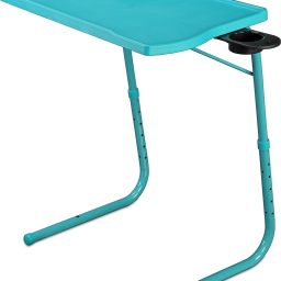 Pro Smart Workspace Laptop Table Mat Finish Work Study Tv Tray Table Plastic Portable Laptop Table-image-94