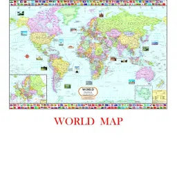 Assam Map, India Map & World Map | NON LAMINATED | SET OF 3 | Useful for UPSC, PCS, SSC, RAILWAYS, State and Other Competitive Exams Paper Print-image-15