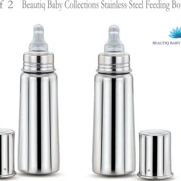 Collections Stainless Steel Baby Feeding Bottle Combo(Pack of 2) 250ml and 250ml - 500 ml-14