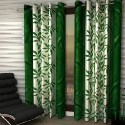 213.5 cm (7 ft) Polyester Door Curtain (Pack Of 2)-image-42