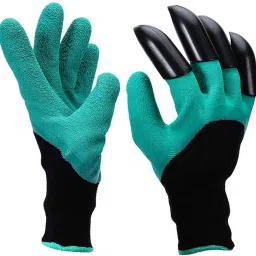 Hand Gloves With Built-In Claws For Garden Digging & Planting Gardening Shoulder Glove-16
