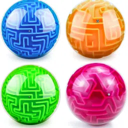 Maze Ball 3D Gravity Cube, Memory Sequential Ball, Maze Puzzle Toy Gift for Kids-image-2