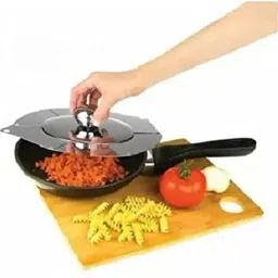 Adjustable Folding Steel Lid 8 inch Lid Heavy duty Stainless Steel Lid 8 inch Lid-6
