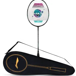 G-Force Superlite Max 10 Black, Silver, Blue Strung Badminton Racquet-image-16