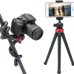 SURYAKUSH 12 Inch Tripod for Mobile,Camera DSLR 360 Degree Ball Head Gorilla tripod Monopod Kit, Tripod Kit, Tripod Ball Head-3