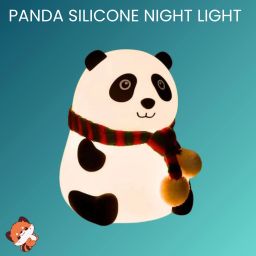 Silicone Panda Touch Night Lamp Rechargeable Light Multi Color Lamp for kidsR446 Night Lamp-image-85