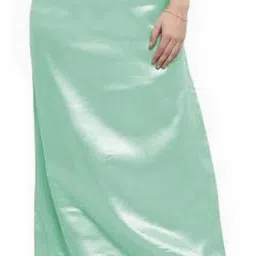 house of common FK-Sea green satin petticoat Pure Satin, Pure Silk Petticoat-image-56