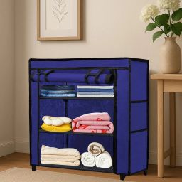 Small Cloths Wardrobe Carbon Steel Collapsible Wardrobe-image-78