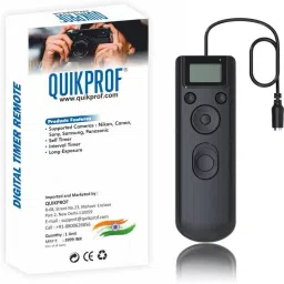 quikprof Canon C3 Intervalometer For1D,1DS,1DX, D30,10D,20DA, 30D, 40D, 50D, 5DCamera Remote Control image 2