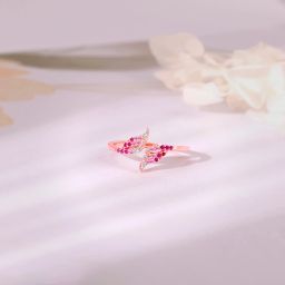 925 Silver Rose Gold Dream Chaser Ring for Women Sterling Silver Zircon Rhodium Plated Ring-image-83
