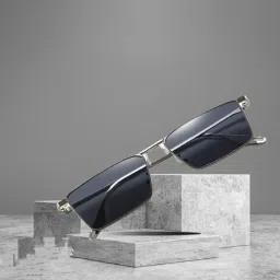 UV Protection, Riding Glasses Rectangular, Retro Square, SpectacleSunglasses (54)-picture-19