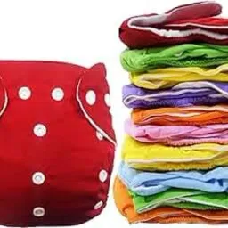 Reusable/Washable 1 Cotton Cloth Diaper For Babies-image-2