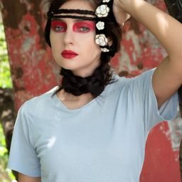 ODETTE Stone Studded & Beaded Hairband-picture-39