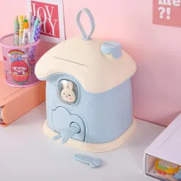 3D Jumbo Piggy Bank | Dollhouse Coin Bank a| Money Bank with Lock and Key. Coin Bank-image-56