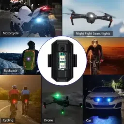 LED Light 7 Colors + Flashing Modes for Drone Helmets Bike Aircraft Light 594 Shower Laser Light-picture-21