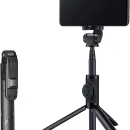 TrustShip ™ XT-02 Selfie Stick 60 Cm New Portable, Extendable Selfie Stick With Tripod Stand And Detachable Wireless Bluetooth Remote, Ultra Compact Selfie Stick for Mobile Tripod Tripod, Tripod Kit, Monopod Kit image 2