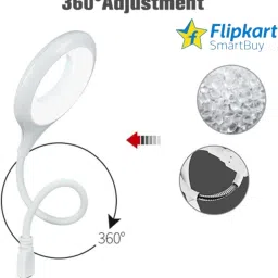 Flipkart SmartBuy Desk Lamp Study Lamp USB Lamp Flexible Adjustable Eye Protection USB LED Desk Light Led Light image 2