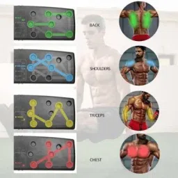 cloudmall 14 in 1 Color Coded Push Up Board System Body Building Fitness Exercise Tools Ab Exerciser image 2