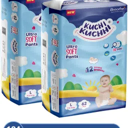 Premium super soft baby diaper with a 3D bubble top (Pack of 2) - L-image-15