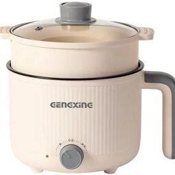 Mini multipurpose electric cooker kettle with steamer 1.5L inner pot Food Steamer, Rice Cooker, Travel Cooker, Deep Fryer, Egg Boiler, Egg Cooker-image-32