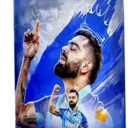 Virat Kohli Sipper Water Bottle For boys & Gilr Birthday (NS-274) 600 ml Water Bottle-image-36