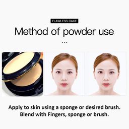CVB Teint Matt Foundation Pressed Powder - White Ivory image 5