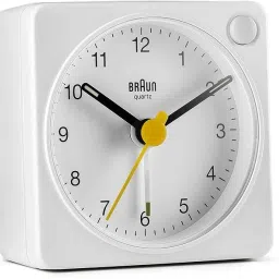 braun Analog White Clock image 2