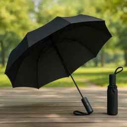 Auto Open/Close Button 3 Fold Umbrellas For Rain Windproof Man & Women Umbrella Umbrella-picture-20