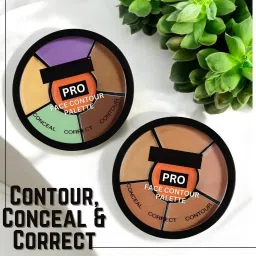 k.y.l.plus Face Contour Palette – 6-in-1 Conceal, Correct & Contour Cream Kit Concealer image 3