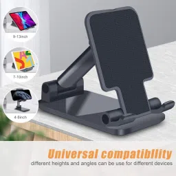 EYNK Adjustable Phone Stand Holder for Desk Compatible with All Mobile Phone/iPad/Kindle/Tablet Mobile Holder image 4