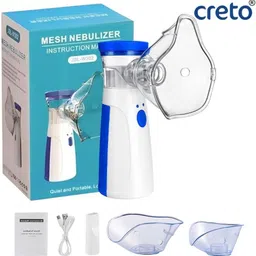 CRETO JSLW302 Portable Mesh Nebulizer Machine for Kids and Adults Nebulizer-image-39