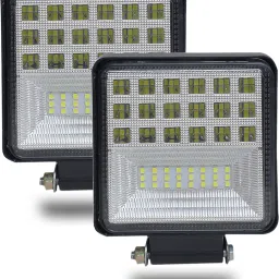 AFFLU40 (Pack of 2) Fog Lamp LED Work Light 42 LED Spot Lights Night Light Fog Lamp Car, Motorbike LED (12 V, 30 W)-17