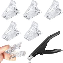 5 PCS Nail Tips Clips for Polygel Nail Forms, Nail Tips Clips Kit for Polygel-image-38
