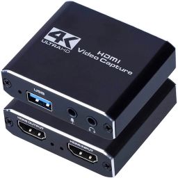microware HDMI Audio Video Capture Card With USB 3.0 support microphone and headphone 32 inch Blu-ray Player-36