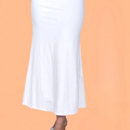 White Lycra Blend Solid Pack of 1 ( Size - L ) Women Shapewear-image-94