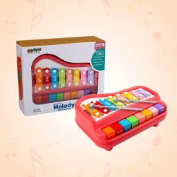 BIG 2 in 1 Musical Piano and Xylophone Toy with 8 Colorful Keys & 2 Mallets 85-image-13