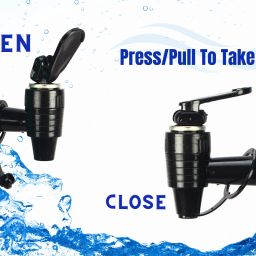 Plastic RO Tap for All RO Water Purifiers-Black (Pack-4) Tap Mount Water Filter-11