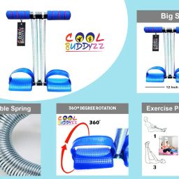 cool buddyzz Double Spring Tummy Trimmer | ABS Exerciser for Men and Women Ab Exerciser image 2