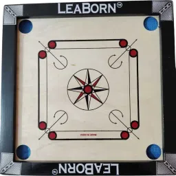 Carrom Board Set with Coins – Small 3 cm Carrom Board-36